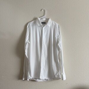 Dolce & Gabbana Crisp White Dress Shirt Sz 44